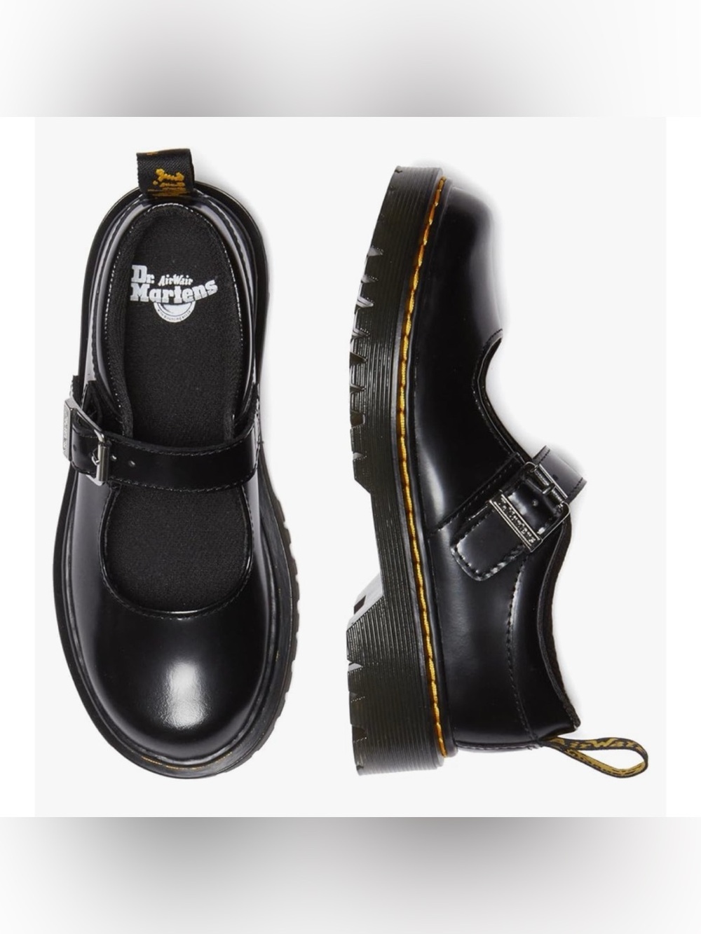 Dr. Martens Marry Jane Bex Shoes in Black Size 12 ~ pristine